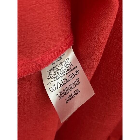 Loft, Coral Color Blouse, Women's Size MP - Picture 5 of 5